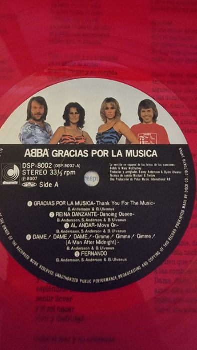 Винил ABBA !Редкость!Arabesque