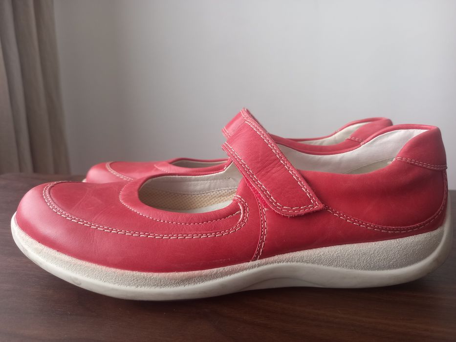 Ara шкіряні туфлі мокасини балетки 40 р уст див