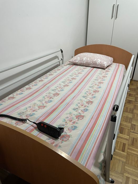 cama articulada c/ colchão - elétrica