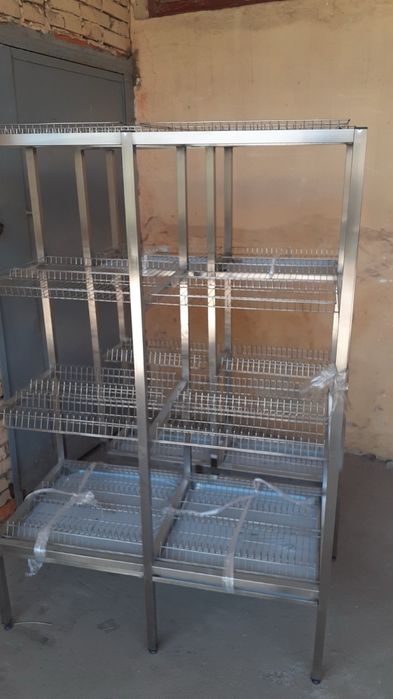 Стелаж сушка нержавійка