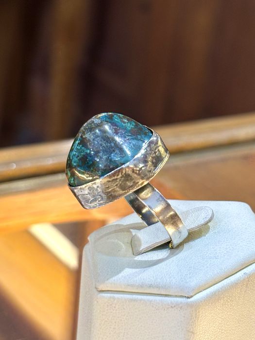 Srebrny pierścionek z Naturalnym Rubinem