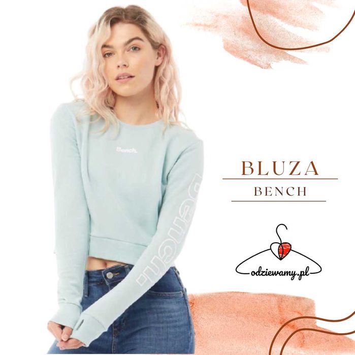 Bluza Bench damska miętowa nowa z metką