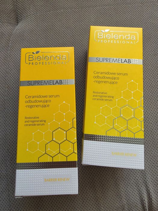 2x BIELENDA PROFESSIONAL SupremeLab Barrier Renew Serum do twarzy, odbudowująco-regenerujące, ceramidowe 30 ml
