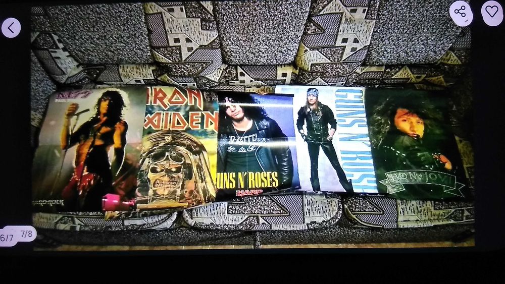 Постер плакат рок метал