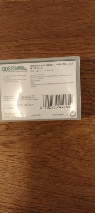 Kaseta 4mm IBM nowa+czyszcząca kaseta