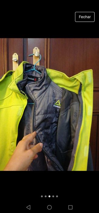 Casaco duplo Reebok. 10 12 anos