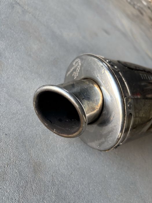 Końcówka wydechu kompletna scorpion titanium flame