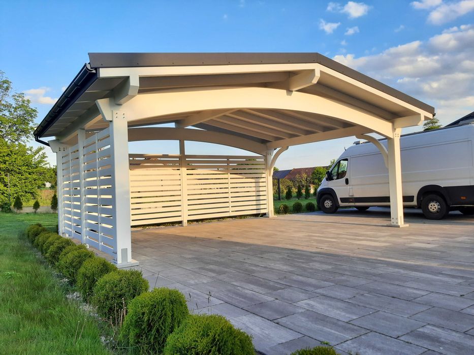 Wiata garażowa drewniana ITALIA 6M BSH