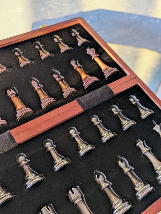 Шахи Люкс ‼️дерев'яна дошка акрілові фігури