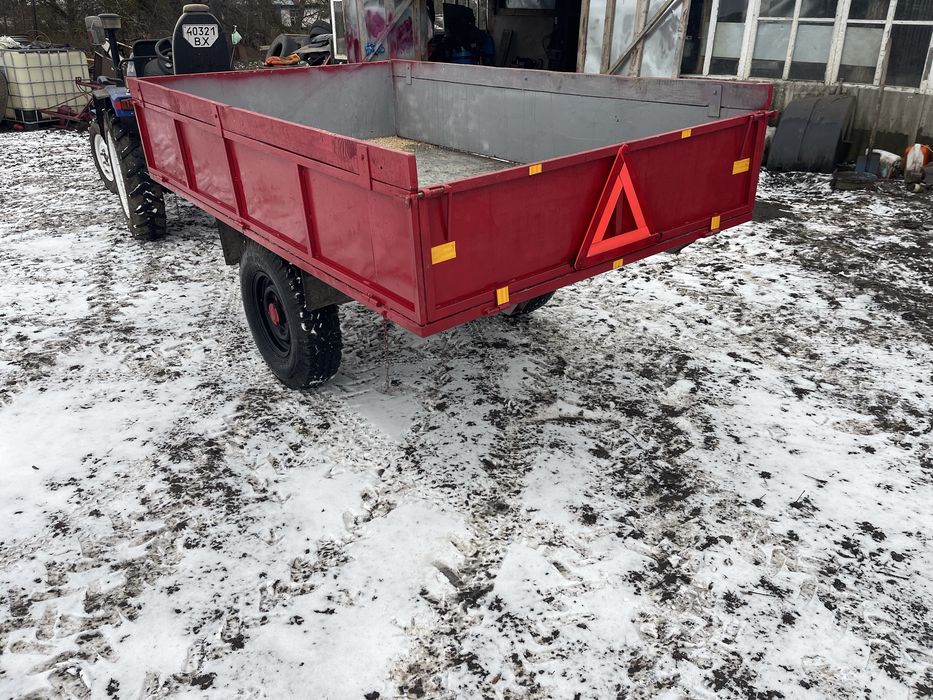 Продам прицеп та мульчер косілку