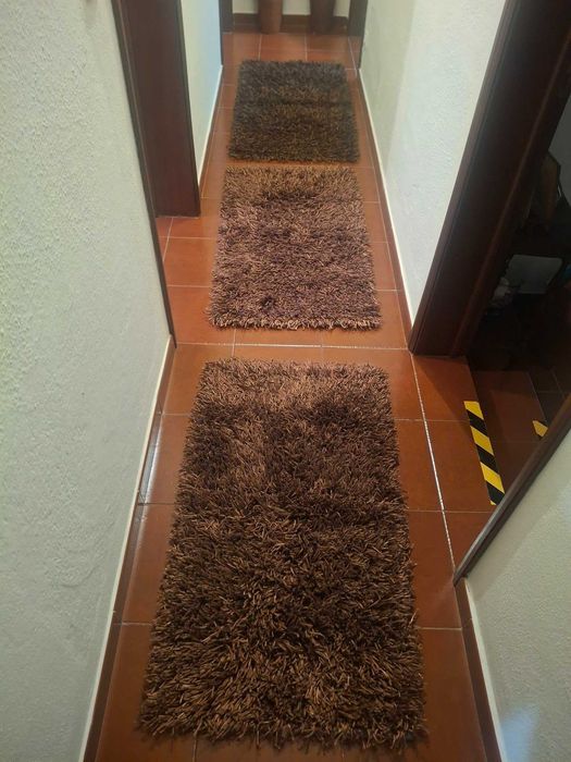 Conjunto de 3 tapetes de quarto