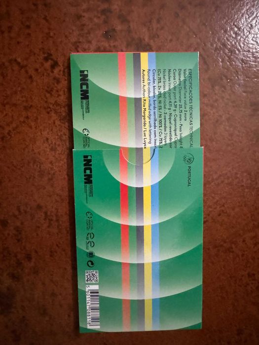 Moeda Euro Equipa Olímpica 2024