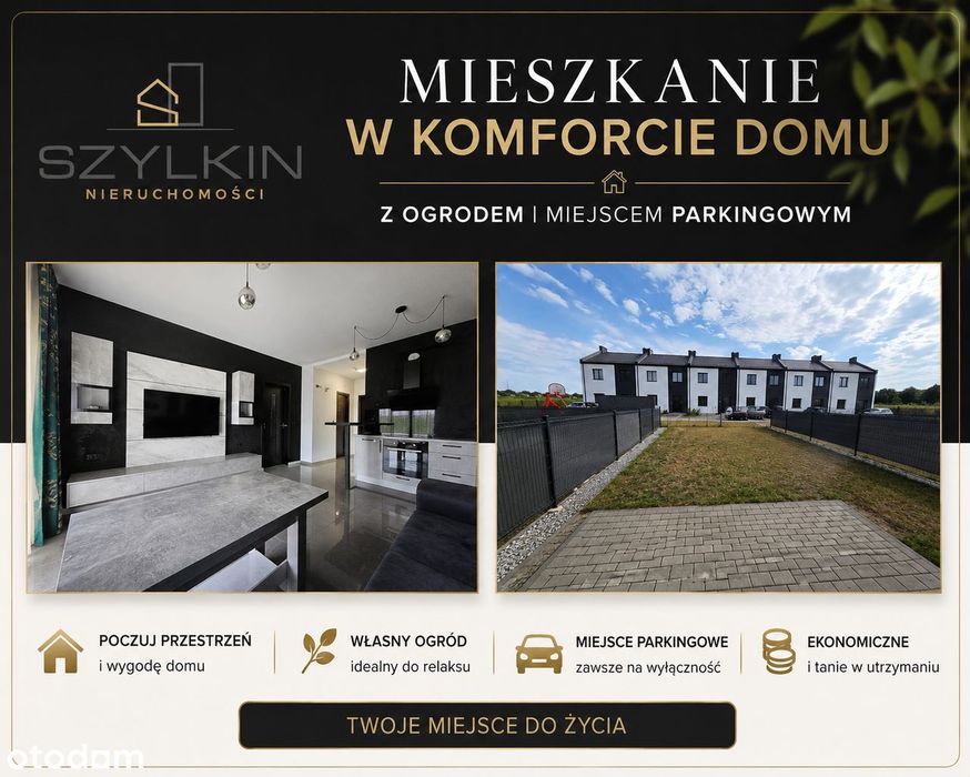 Nowoczesne z ogrodem – komfort domu w cenie mieszkania!