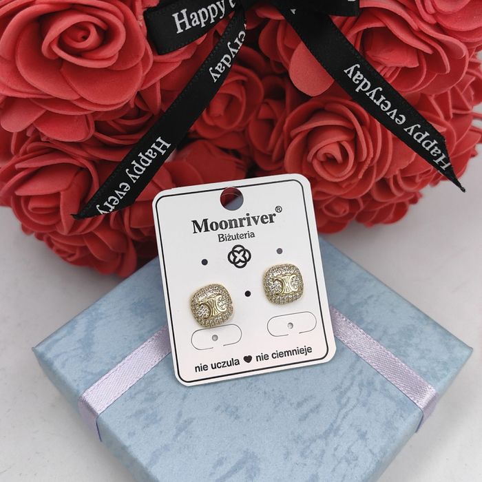 Kolczyki log szybka wysyłka