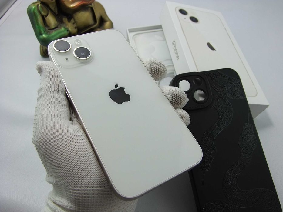 Apple iPhone 14 128GB Srebrny | Jak Nowy | Sprawny 100%