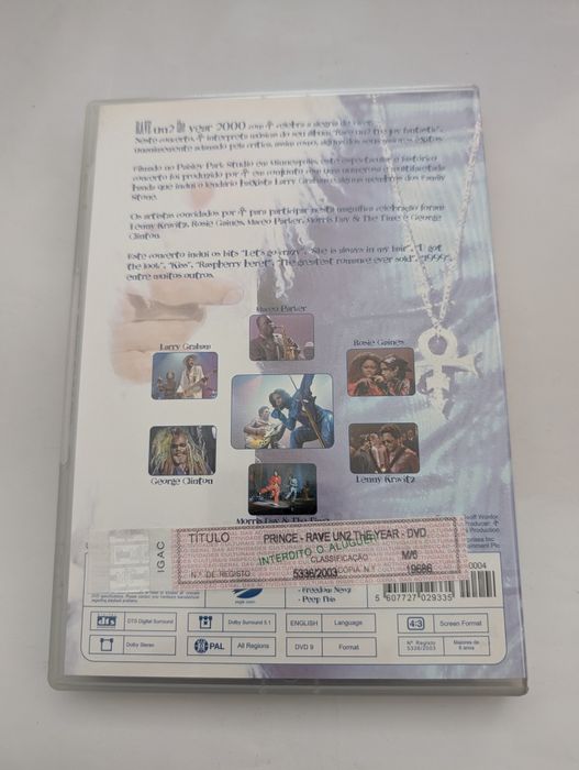 DVD Prince in Concert - Rave un2 The year 2000