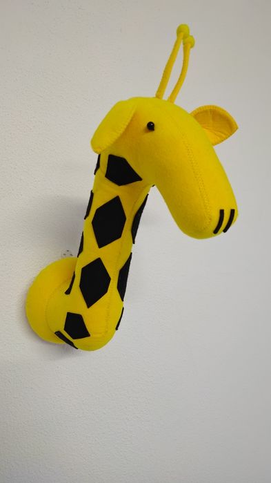 Cabeça de Peluche Decorativa em Feltro