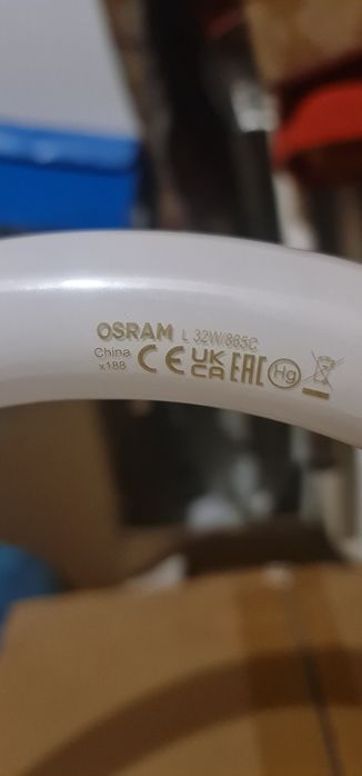 Lampada circular OSRAM candeeiro teto
