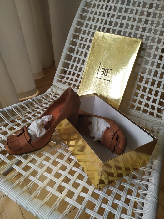 Buty skórzane damskie Vero Cuoio