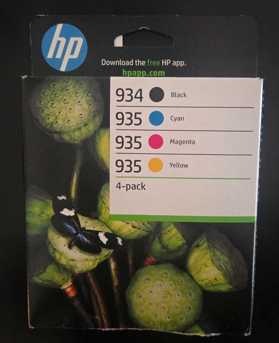 Vende-se pack de tinteiros originais HP 934/935 (preto + cores)