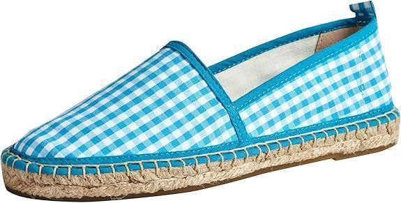 TALAMANTRA Damskie Espadryle z Bawełny Organicznej Niebieskie 40 EU