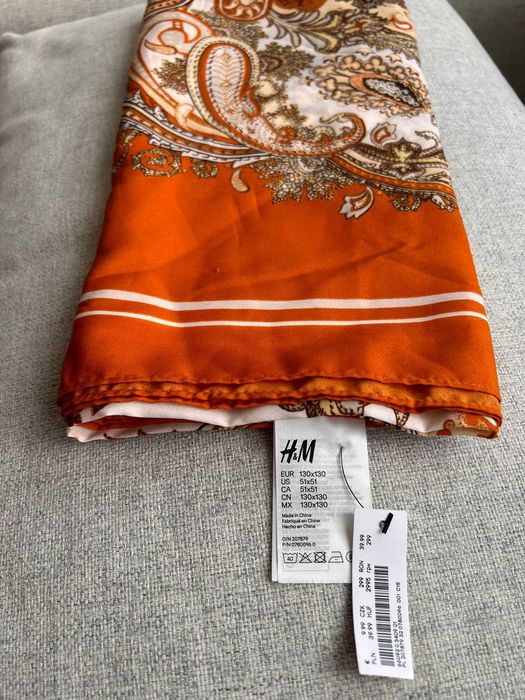 NOWE H&M: 2 chusty i materiałowa opaska do włosów (zestaw lub osobno)