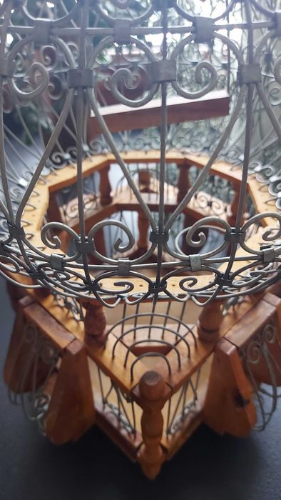 Kolekcjonerska ozdobna klatka na ptaki