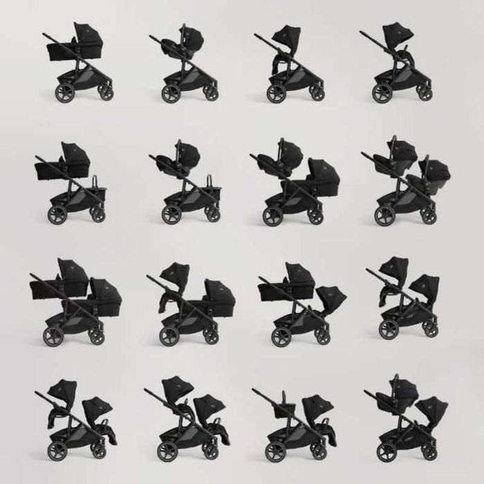 Carro bebé gémeos passeio completo