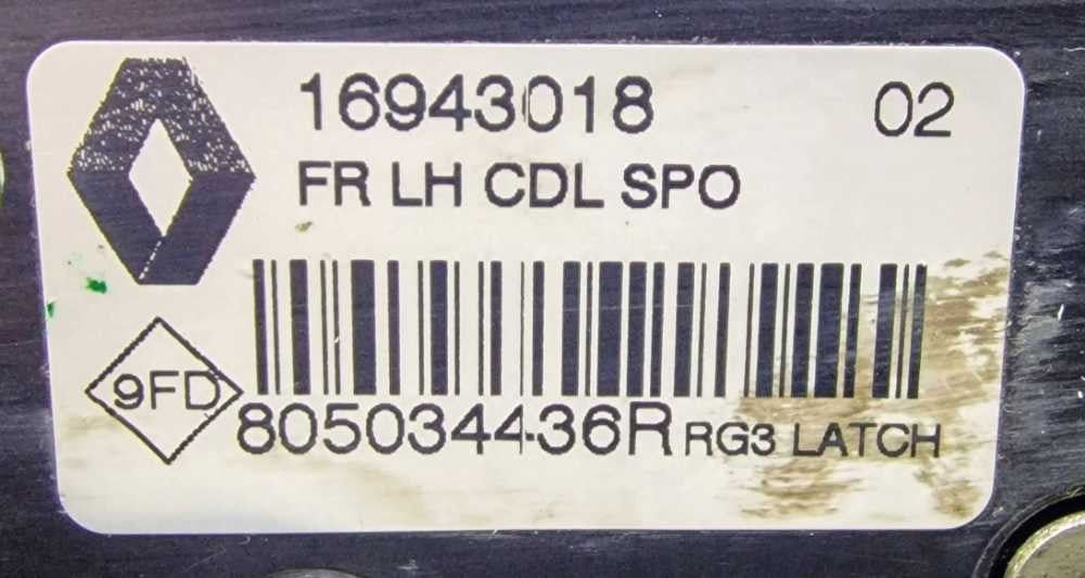 Fechadura / Fecho Porta Frente Esquerdo 805034436R - RENAULT MEGANE IV Hatchback