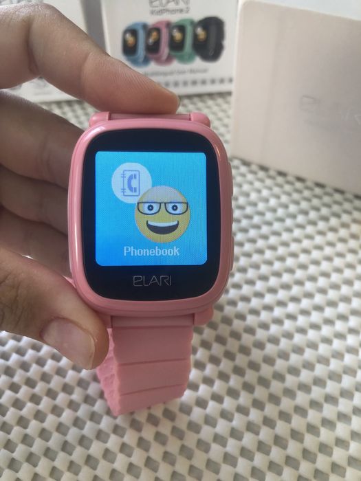 Дитячий смарт-годинник Elari KidPhone 2 рожевого кольору