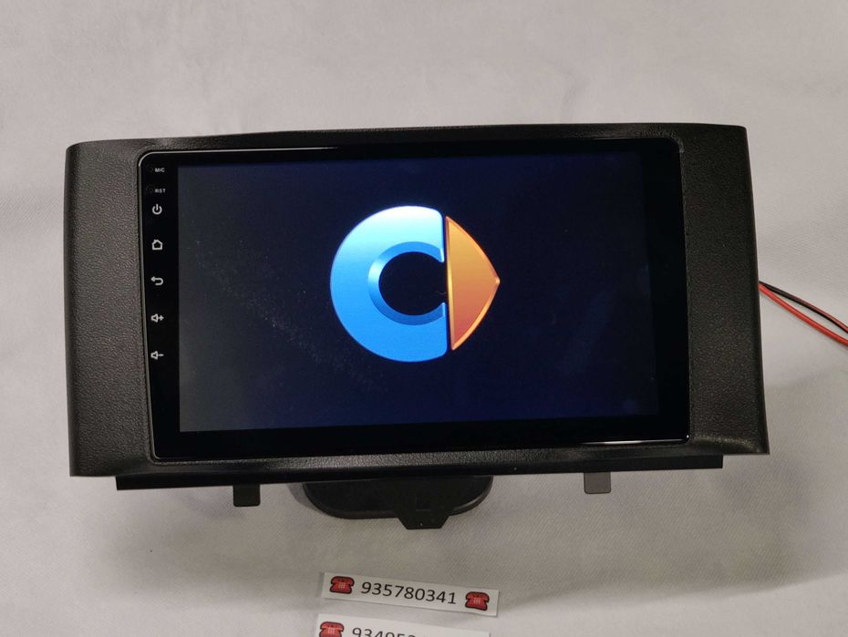 Radio 2 DIN Android para Smart Fortwo - Smart 2 - Novo Garantia