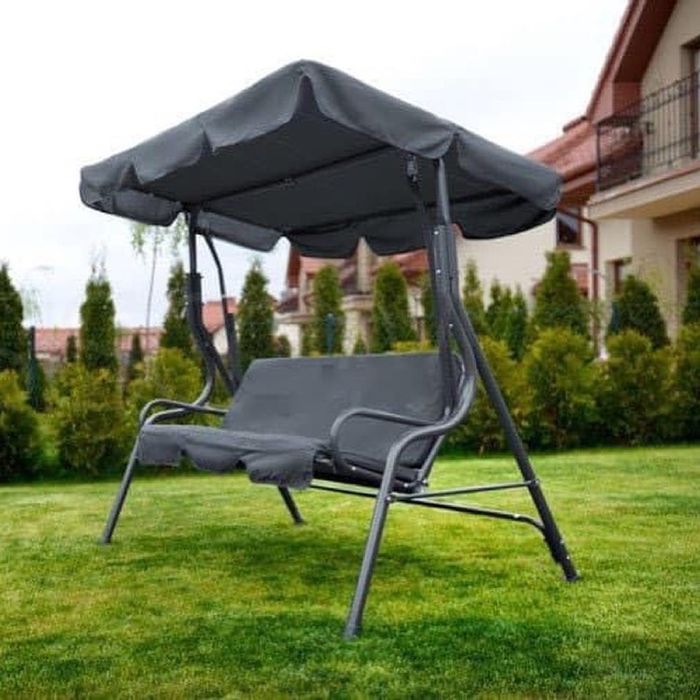 Садовая качель. Гойдалка садова з козирком. Качель