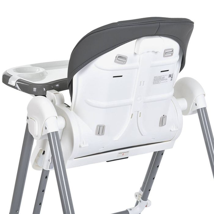 Стільчик для годування Bambi з механічним укачуванням Сірий