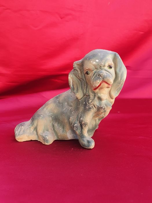 Paliteiro antigo um cão