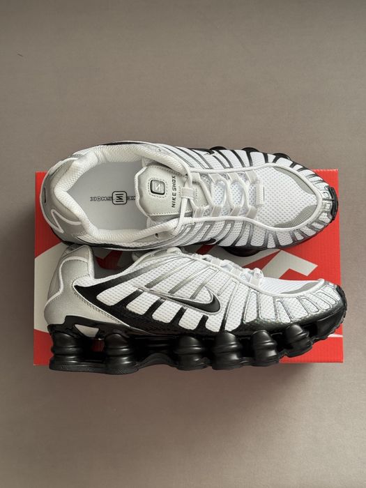 36-45 Nike Shox TL Black White (без предплат)