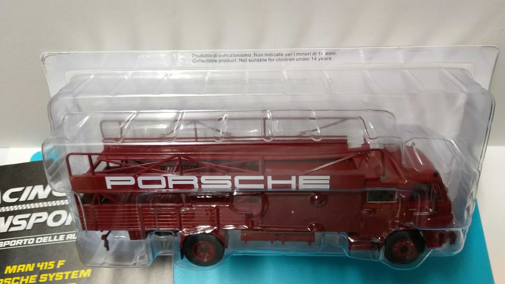 MAN 415 F "Porsche": Camião apoio à equipa F1 (1961) - Miniatura esc 1/43