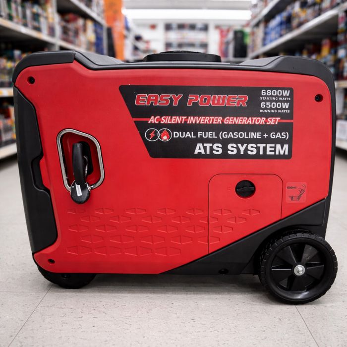 Інверторний генератор Газ/Бензин 6,8 кВт на пульті з автозапуском.