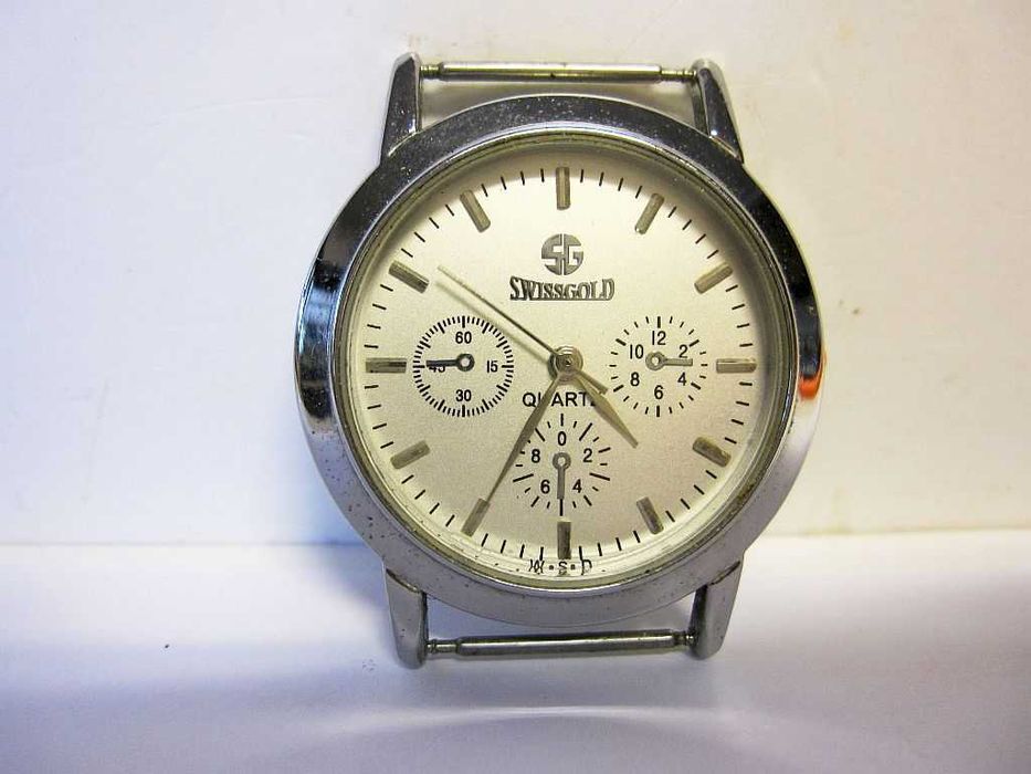 vintage relógio suíço SWISSGOLD Quartz - trabalha