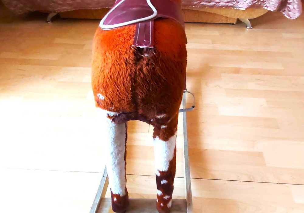 konik na biegunach dla dziecka 60 cm wysoki OKAZJA ! TRANSPORT GRATIS