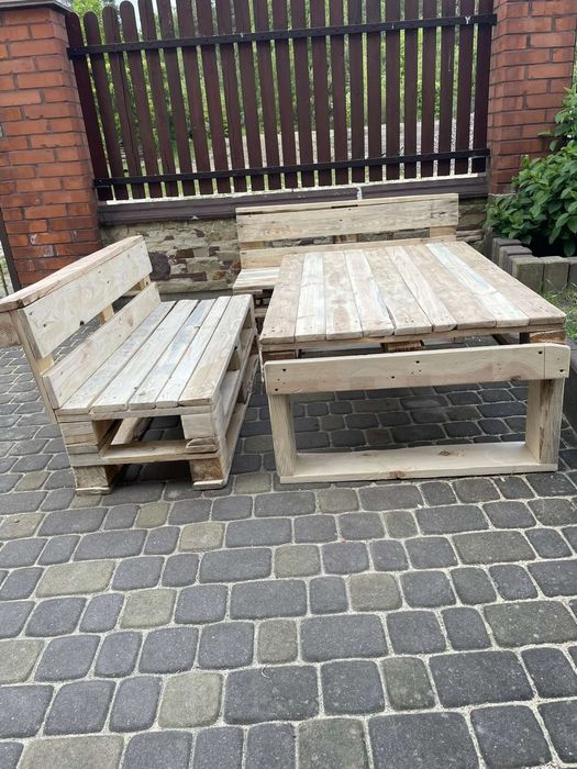 Столики,лавки з піддонів