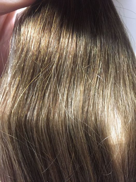 Волосся для нарощення натуральне на стрічках virgin remy 50g, 60cm