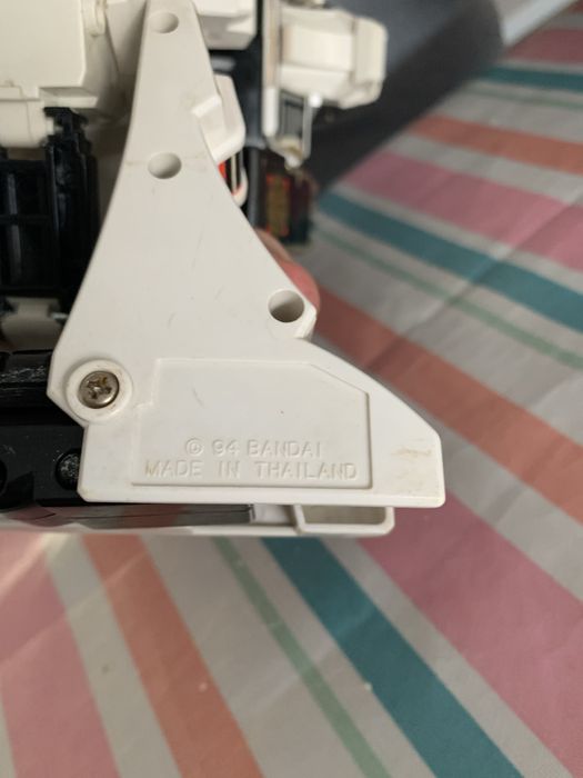 Power Rangers White Tigerzord Bandai 1994 Made in Thailand com luz