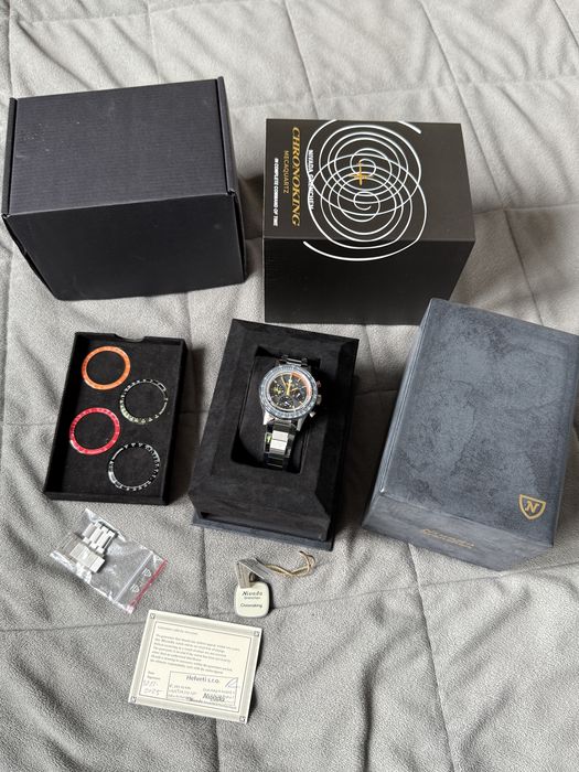 Nivada Chronoking MECAQUARTZ Racing carbon 38