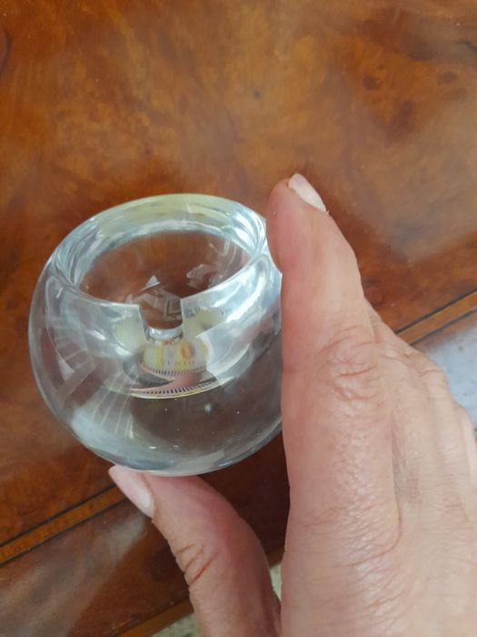 Cinzeiro vidro anos 60 sg ventil para colecção