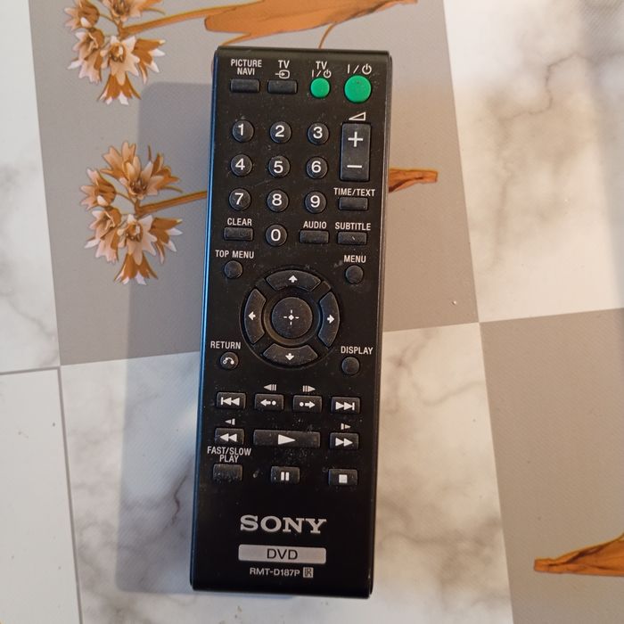 Pilot dvd Sony RMT d187p