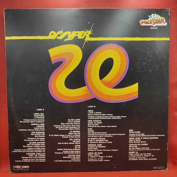 Disco de Vinil no formato LP "OS SUPER 20" - Polystar 1980 (Impecável)