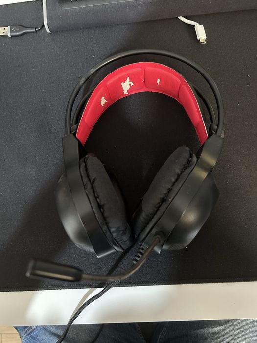 Słuchawki gamingowe Genesis Radon 300 7.1 USB czerwone