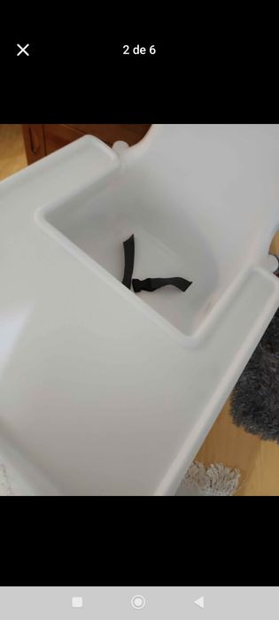 Cadeira da papa com capa personalizada