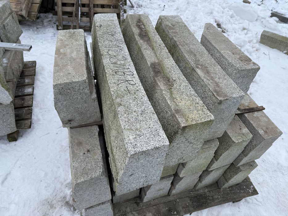 Krawężnik krawężniki granitowe 15x30 łukowe NOWE