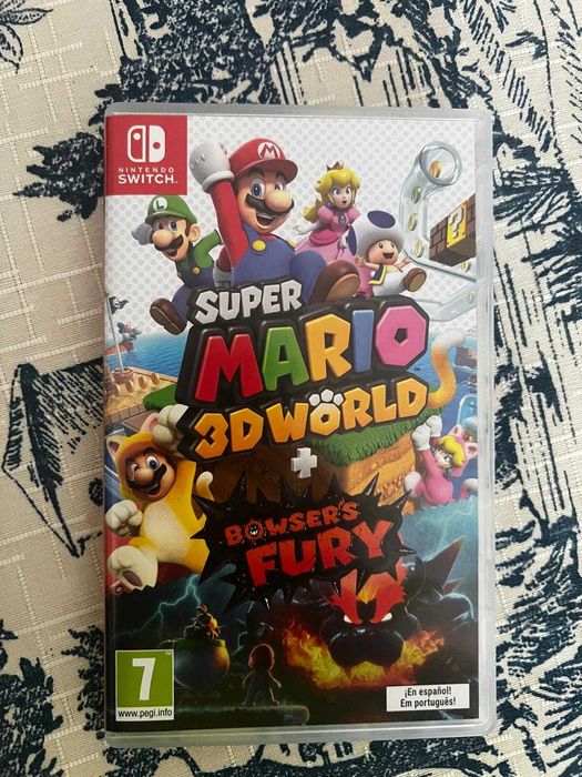 Nintendo Switch – Pokopia + Super Mario 3D World + Bowser's Fury (Jogos Físicos)